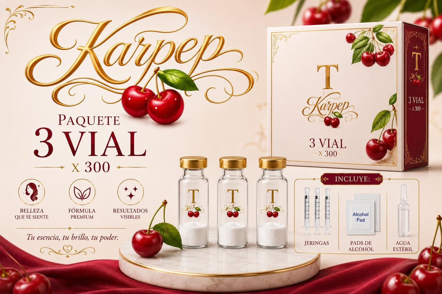 Kit 3 messes karpep
